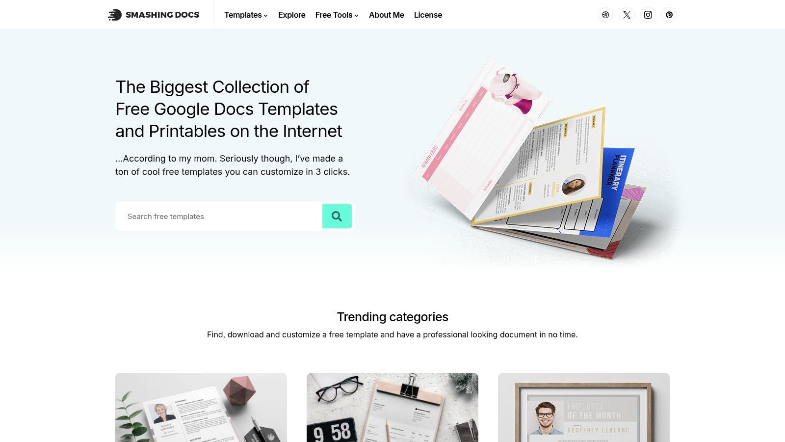 SmashingDocs Google Docs templates