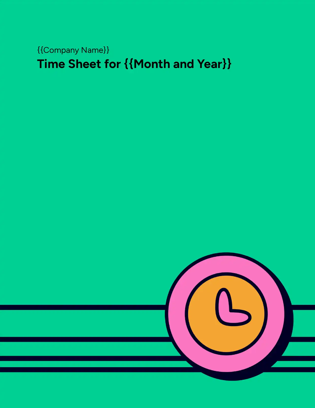 Time Sheet Sheets Template