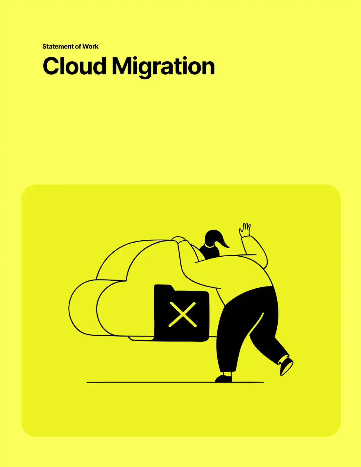 Cloud Migration Statement of Work Statements of Work Template