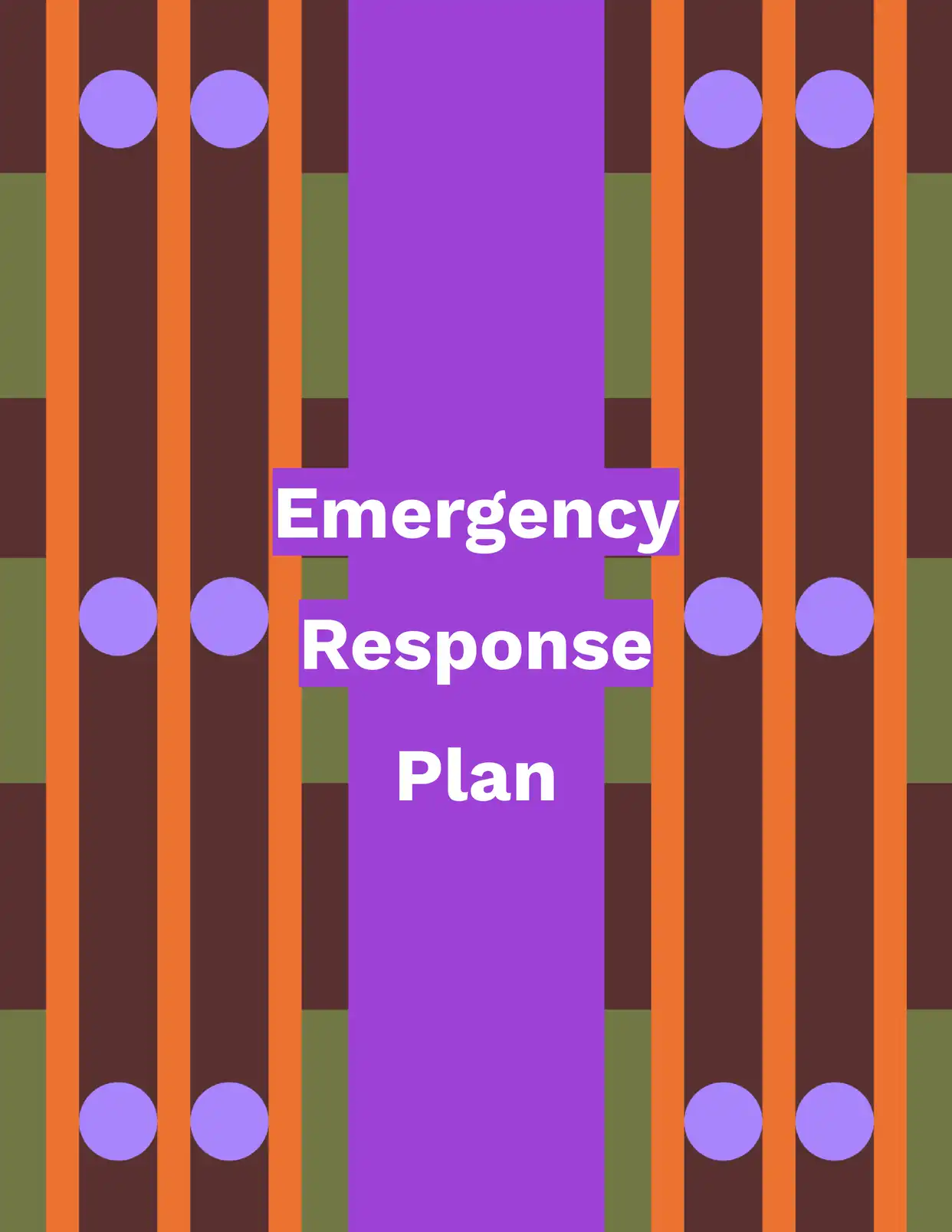 Emergency Response Plan Plans Template