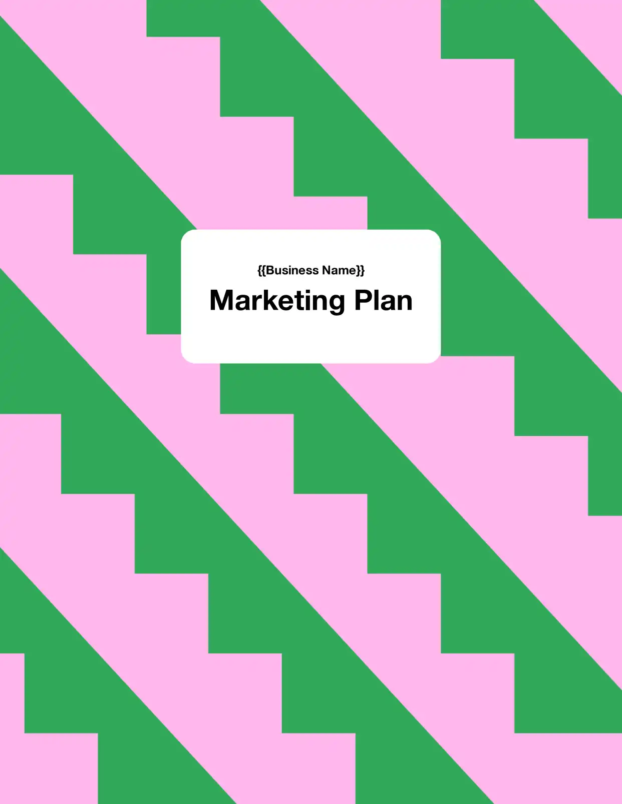 Marketing Plan Plans Template