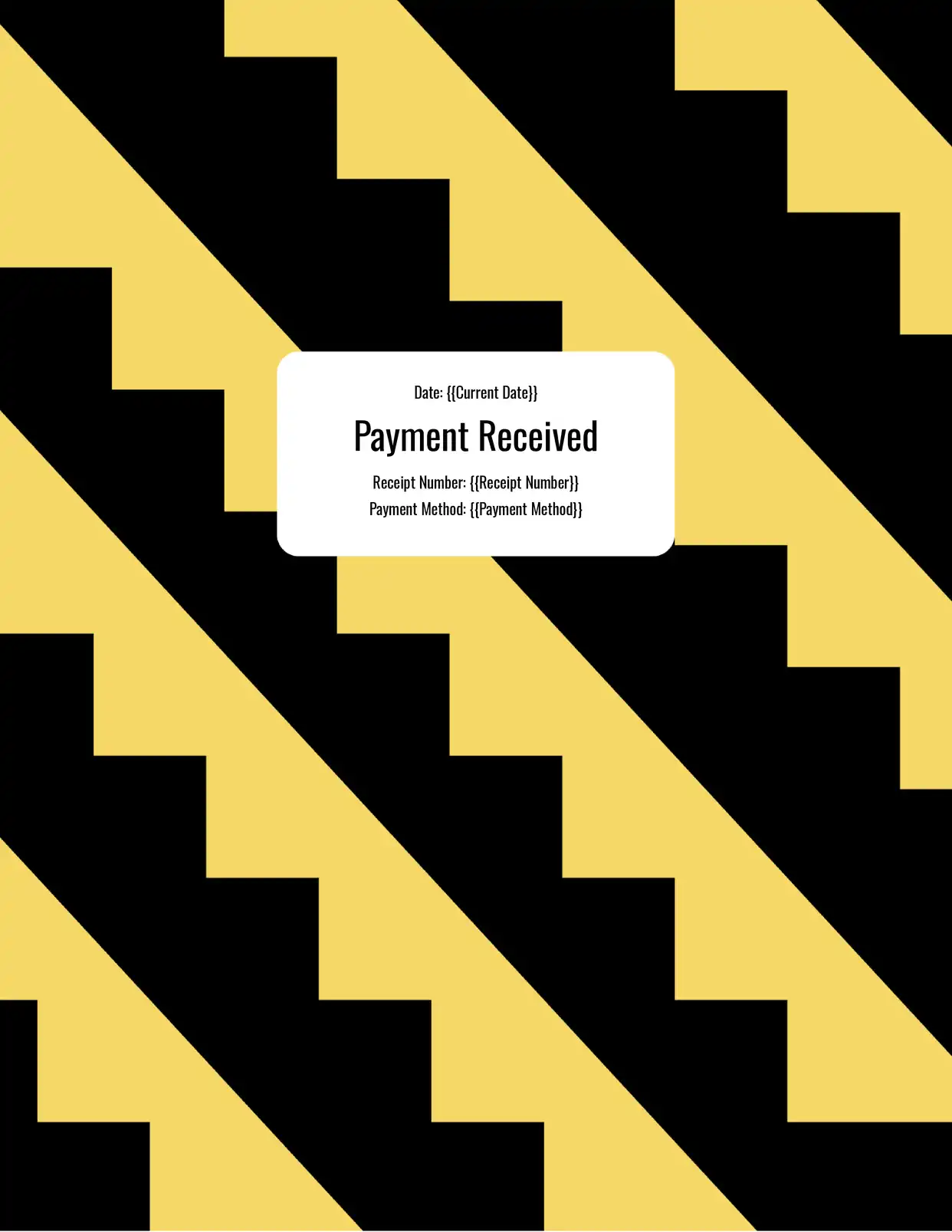Payment Received Receipt Receipts Template