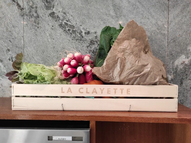 Exemple de produits fermiers locaux vendus par La Clayette.