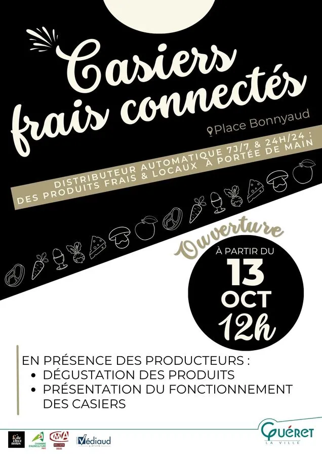 L'installation de casiers réfrigérés multivendeurs C'de Chez Nous à Guéret est le fruit d'un partenariat entre entités publiques et privées.