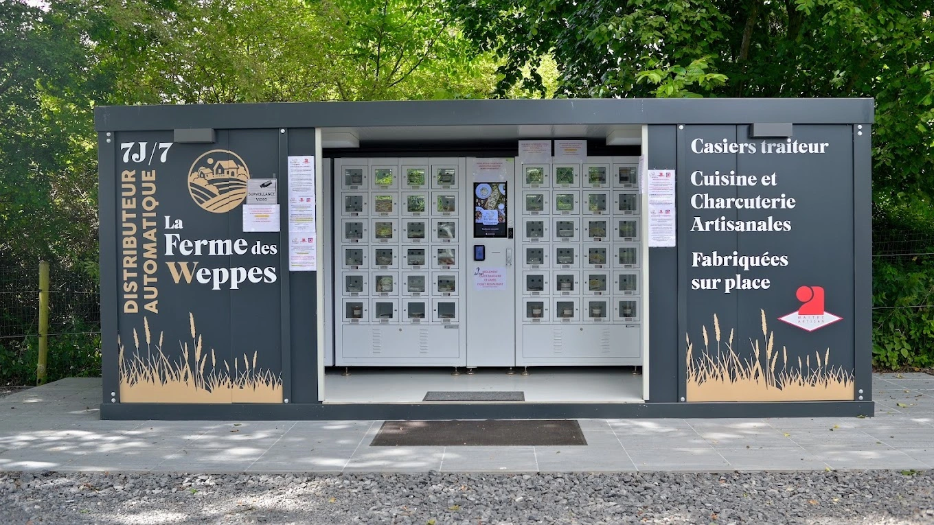 Modèle de kiosque semi fermé