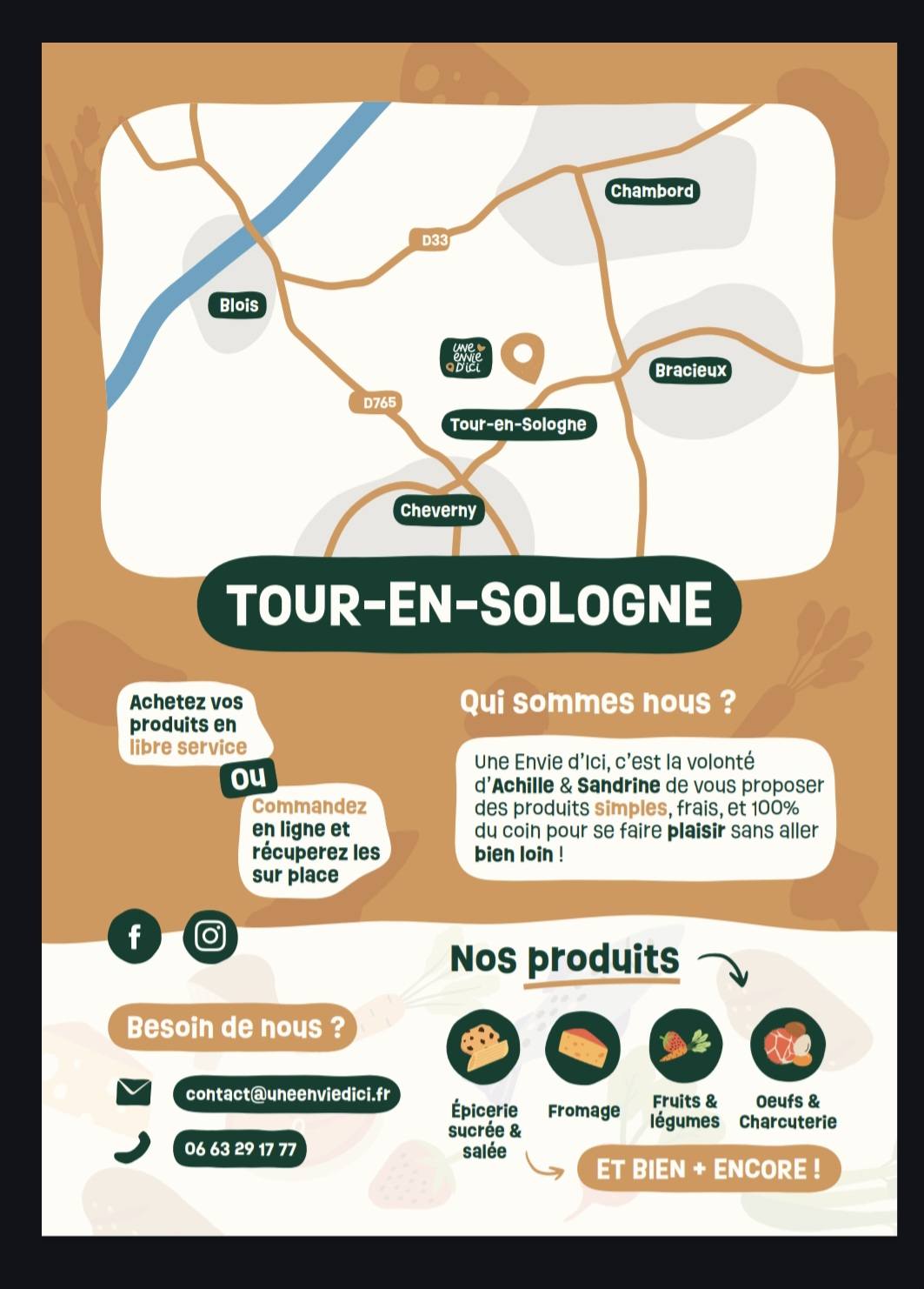 Descriptif des services d'Une Envie d'Ici