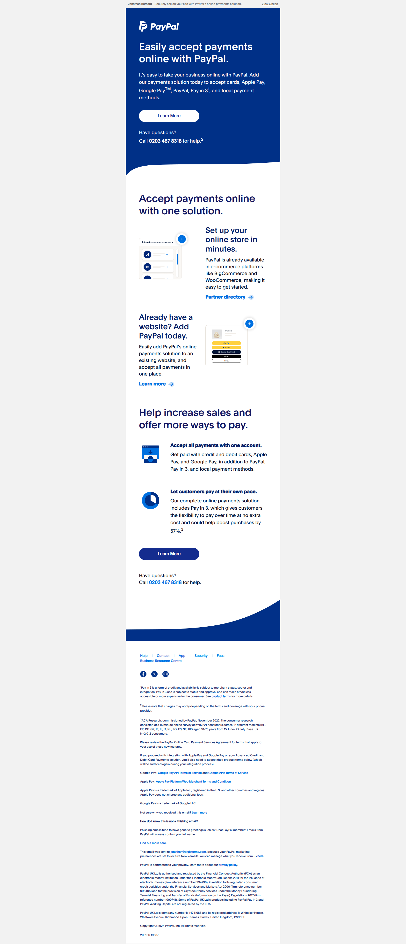 from Paypal