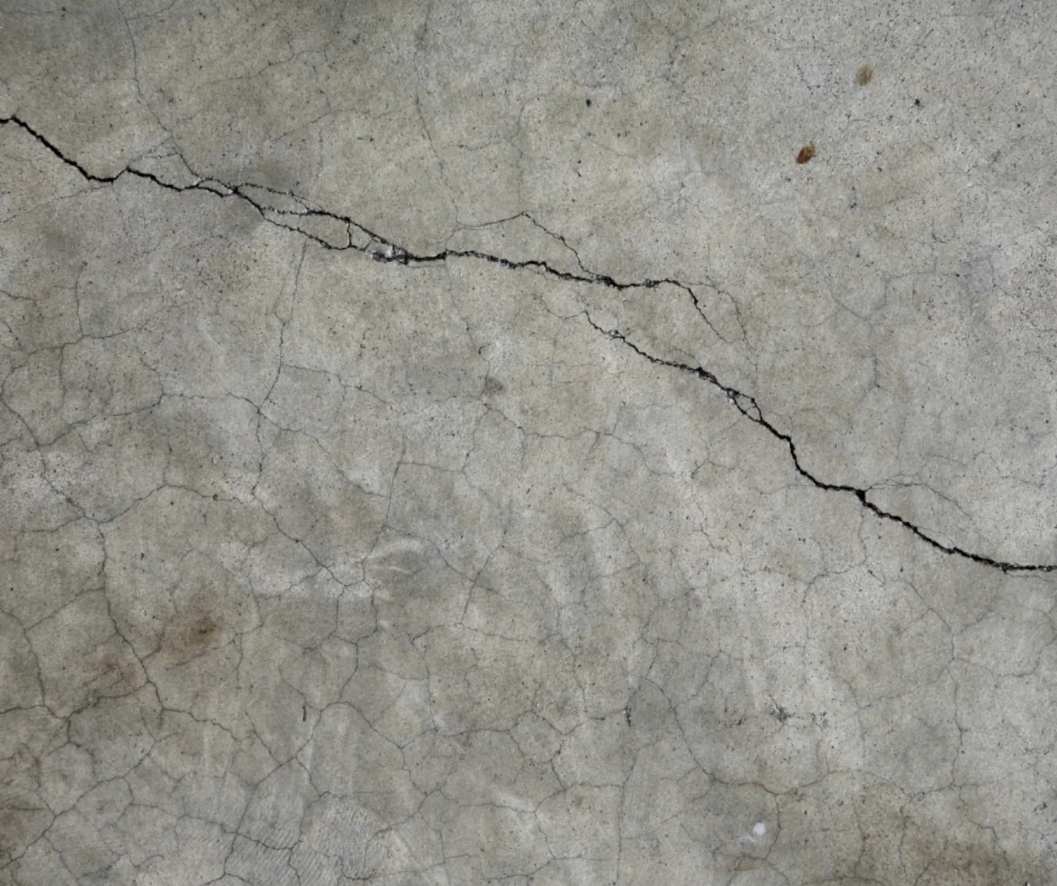 cracked concrete