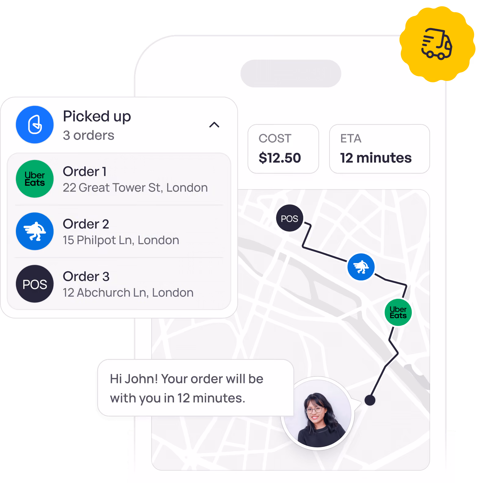 Manage the short-term staff in realtime dashboard 