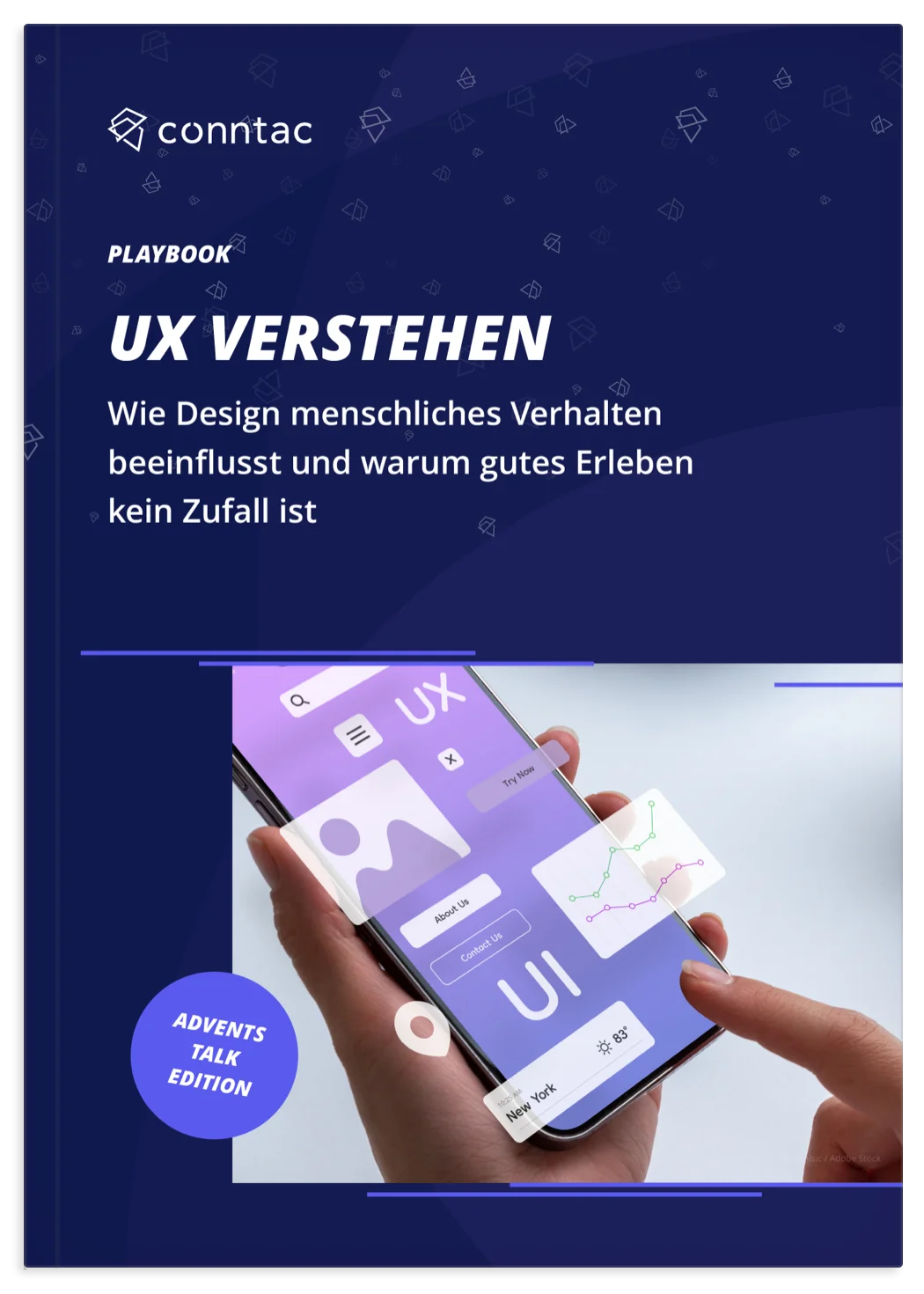 Mockup des Playbook-Covers UX verstehen