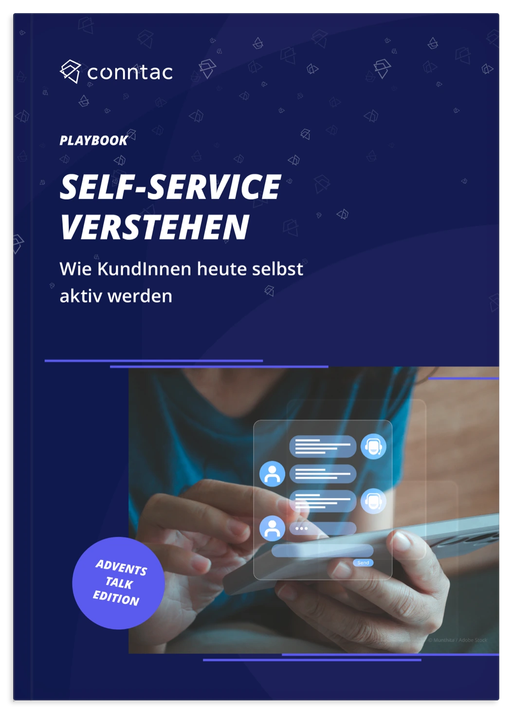 Mockup des Playbook-Covers Self-Service verstehen