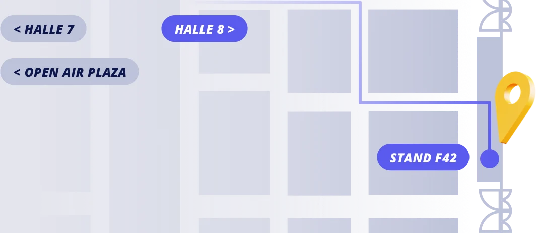 Ausschnitt ANGA COM Hallenplan