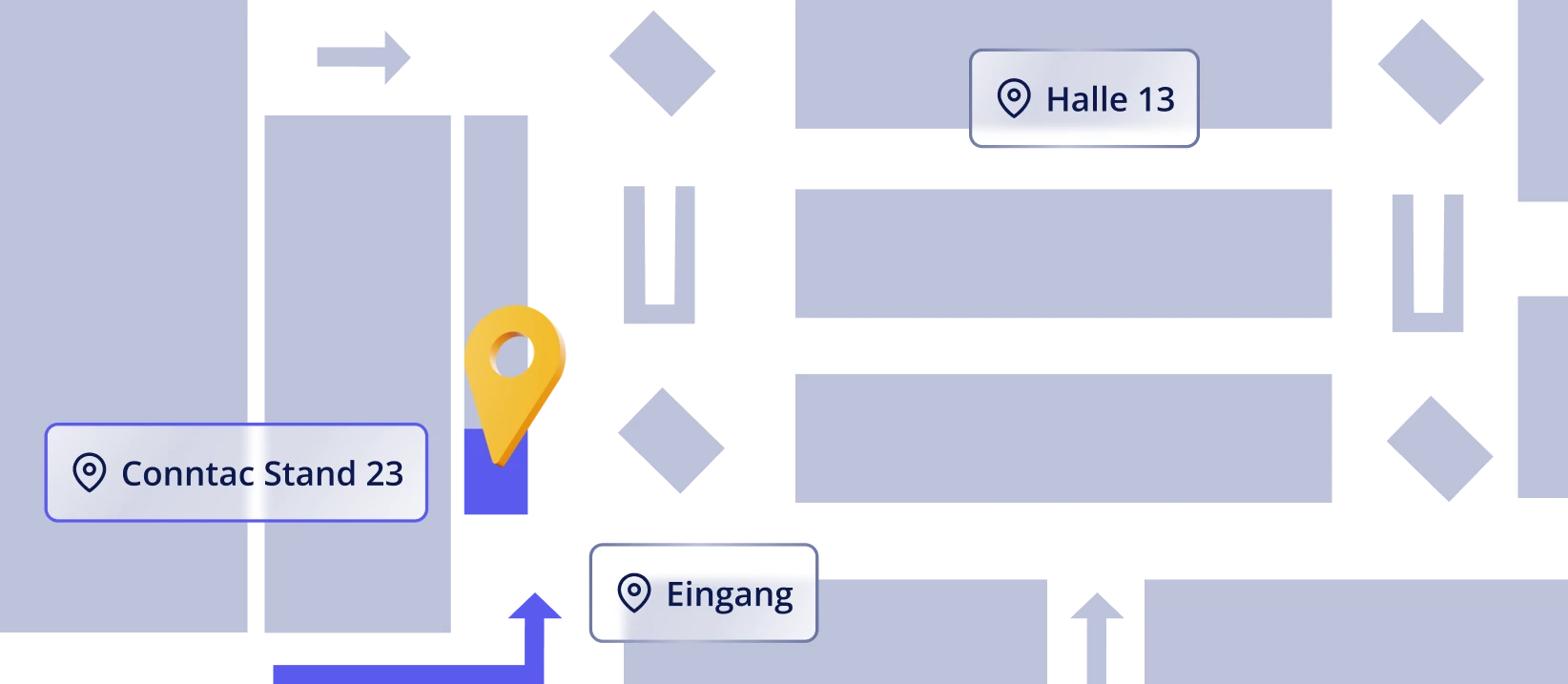 Ausschnitt Austrian Fiber Summit 2026 Hallenplan
