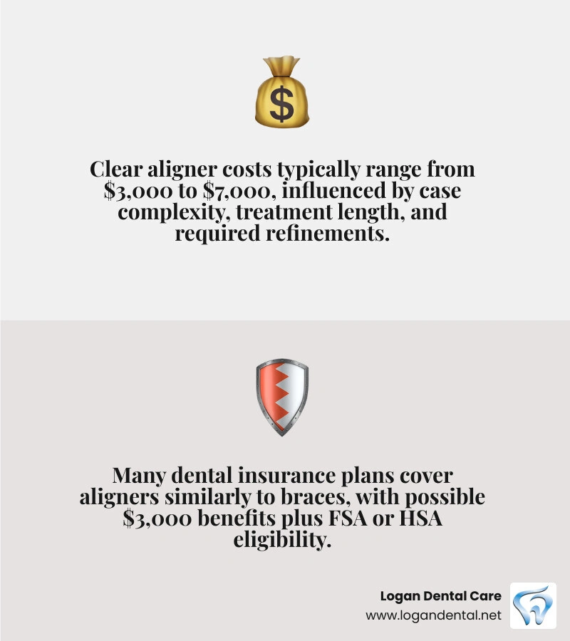 clear aligner cost factors and insurance options infographic infographic clear aligner cost factors and insurance options infographic infographic
