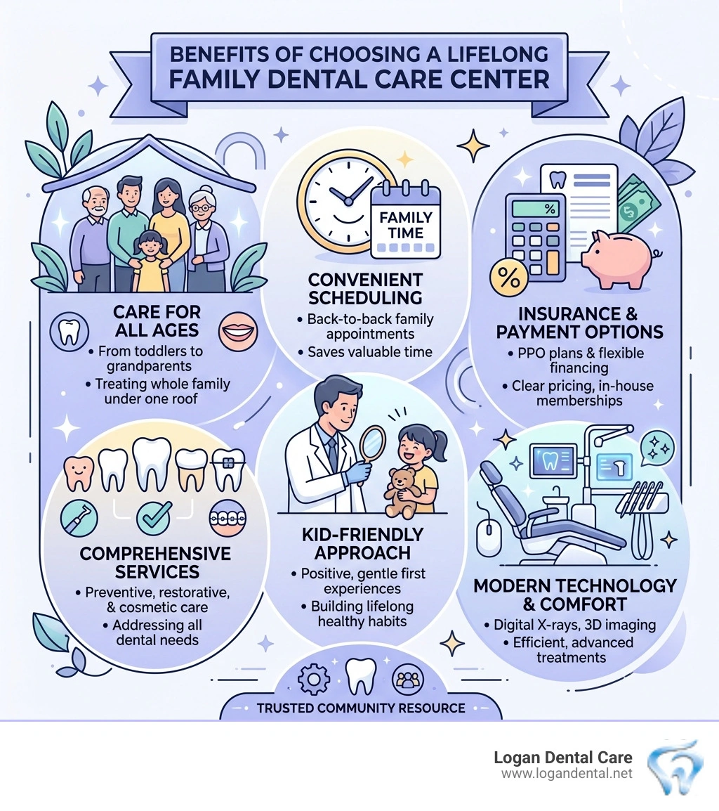 Benefits of choosing a lifelong family dental care center infographic - family dental care center infographic Benefits of choosing a lifelong family dental care center infographic - family dental care center infographic