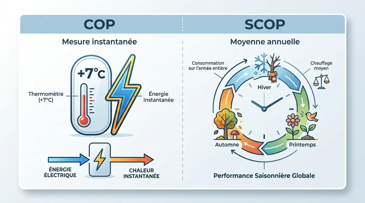 Schéma différence cop et scop