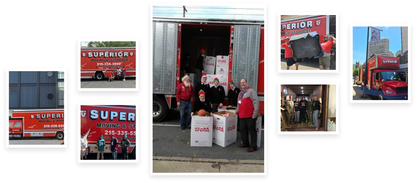 orange square movers great moving services, happy customers, trusted  company image