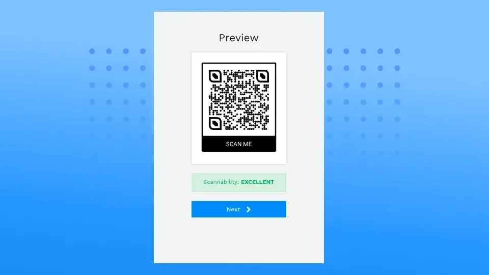 Test for Scannability before sharing your Vcard QR Code