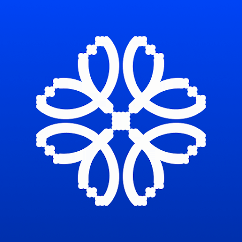 digital business card on mobilephone