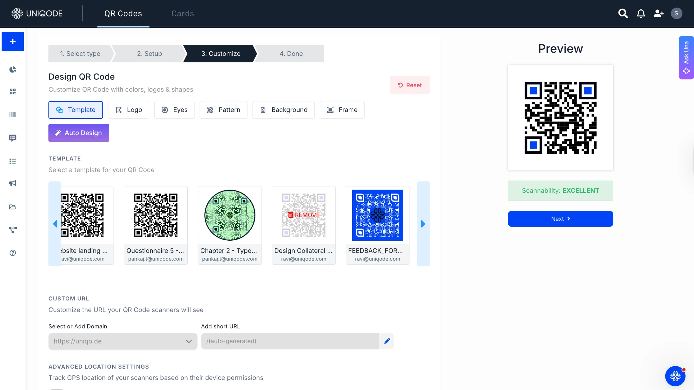 customize QR Code