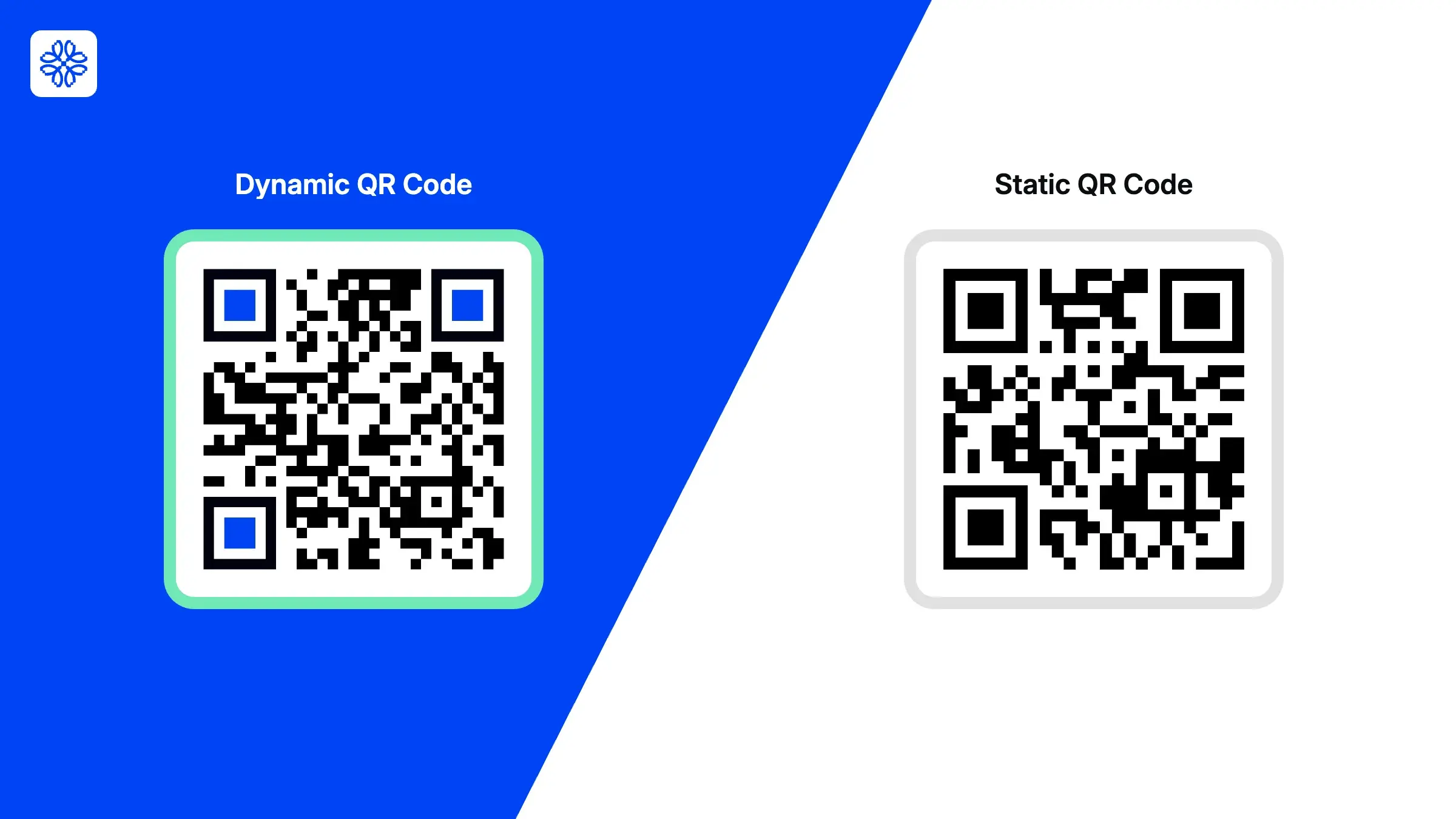 static vs dynamic QR Codes