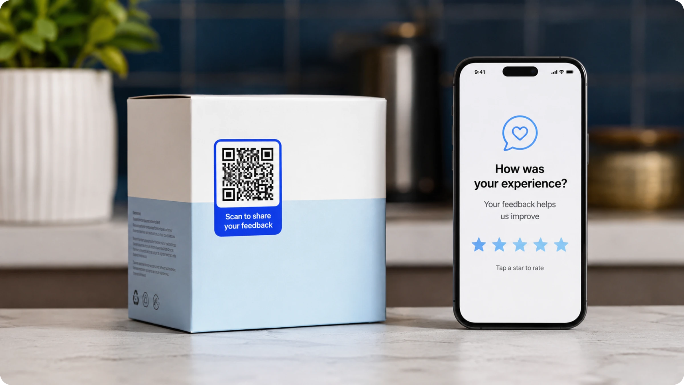 QR Code to get feedback