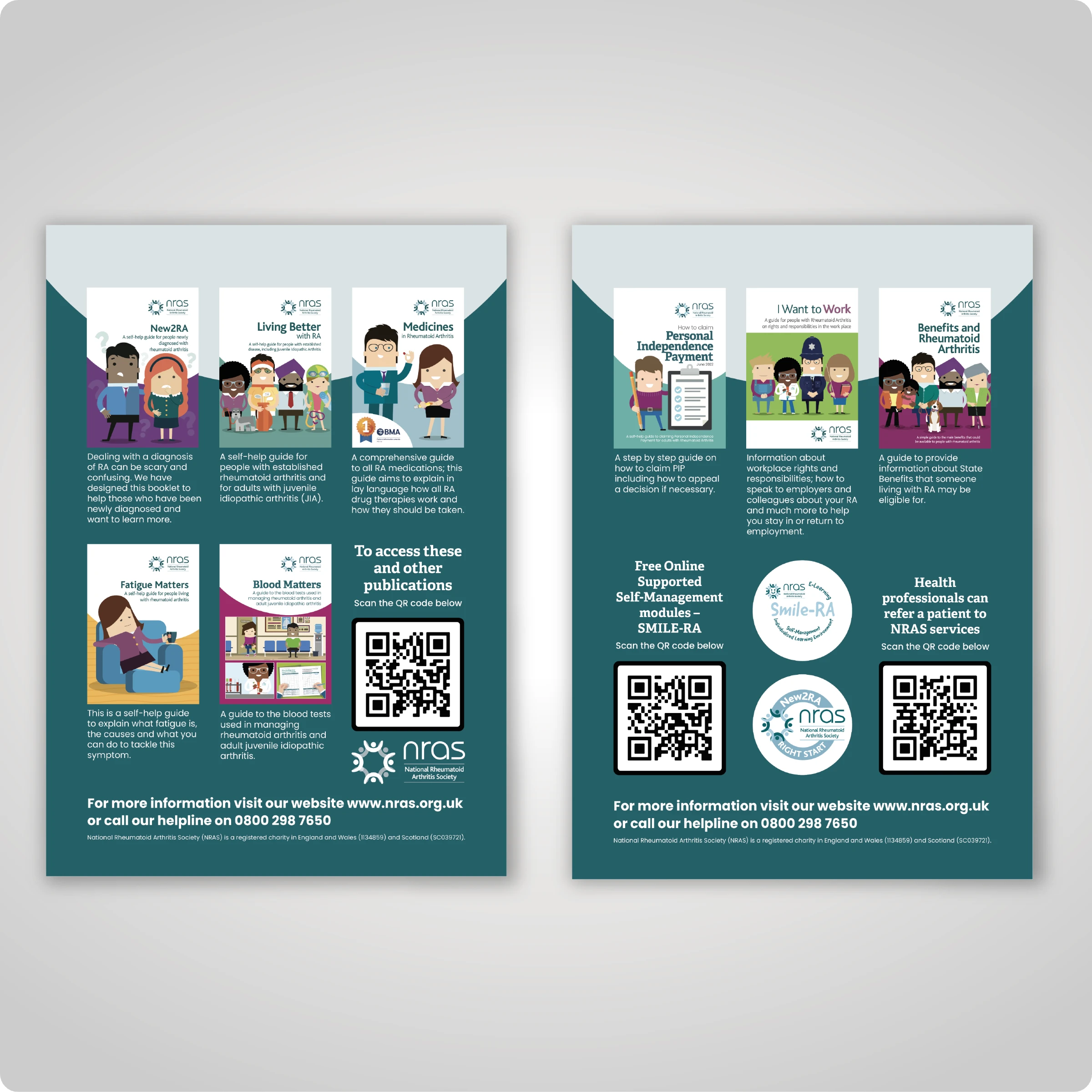 healthcare brochure QR Code