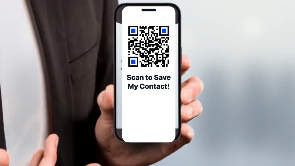 scan to save contact