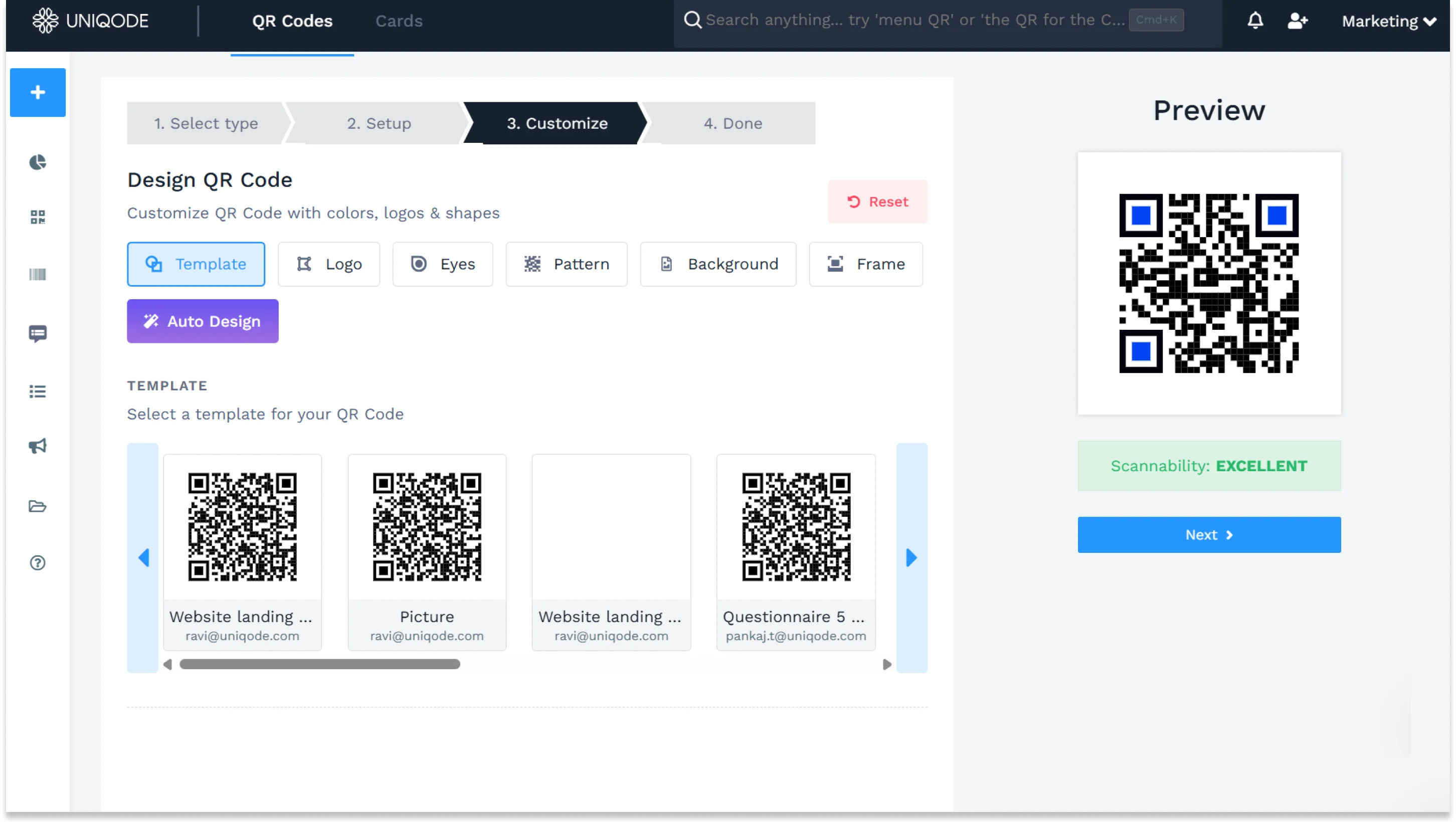 customize QR Code
