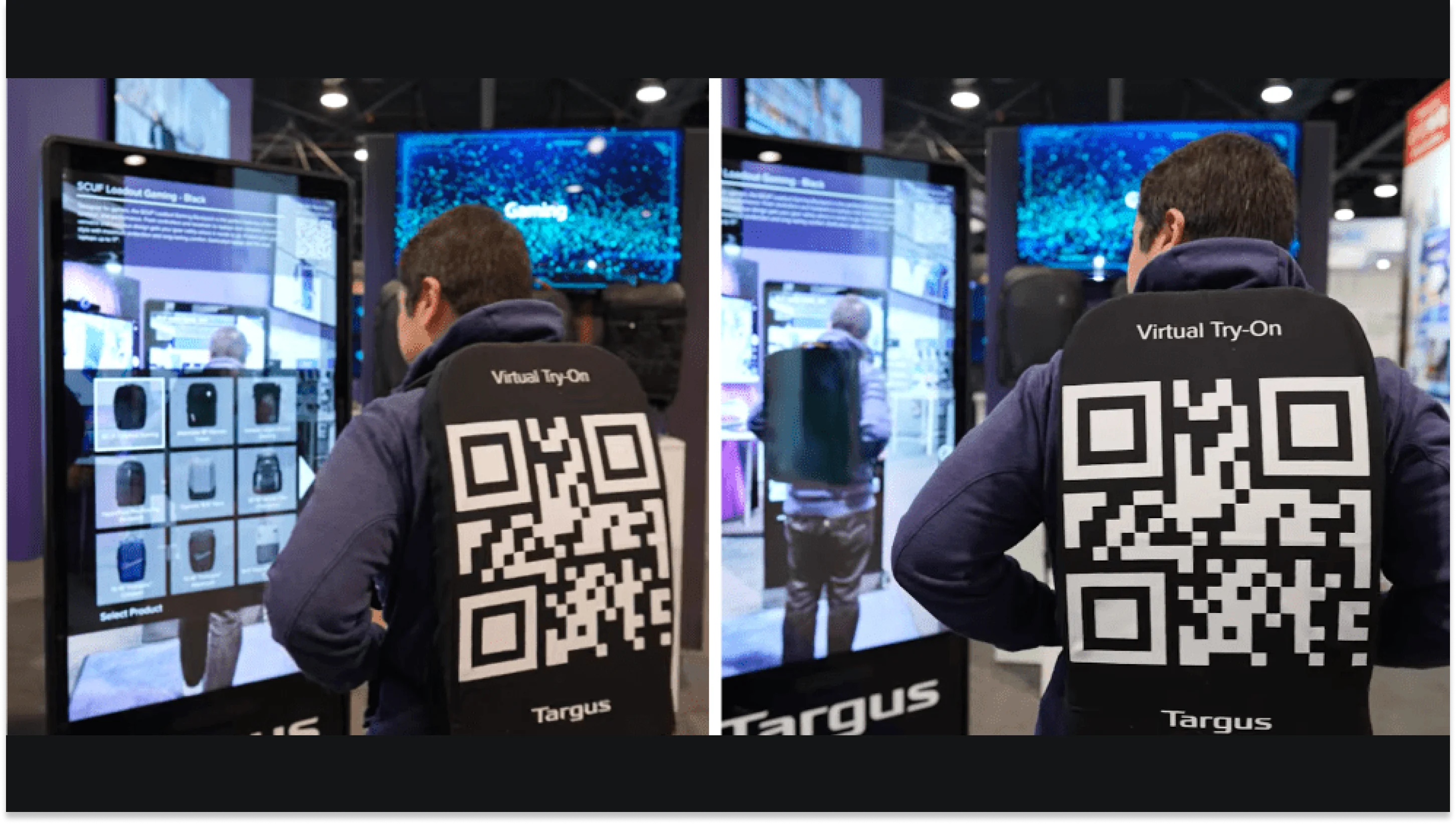 location QR Code at events and trade shows