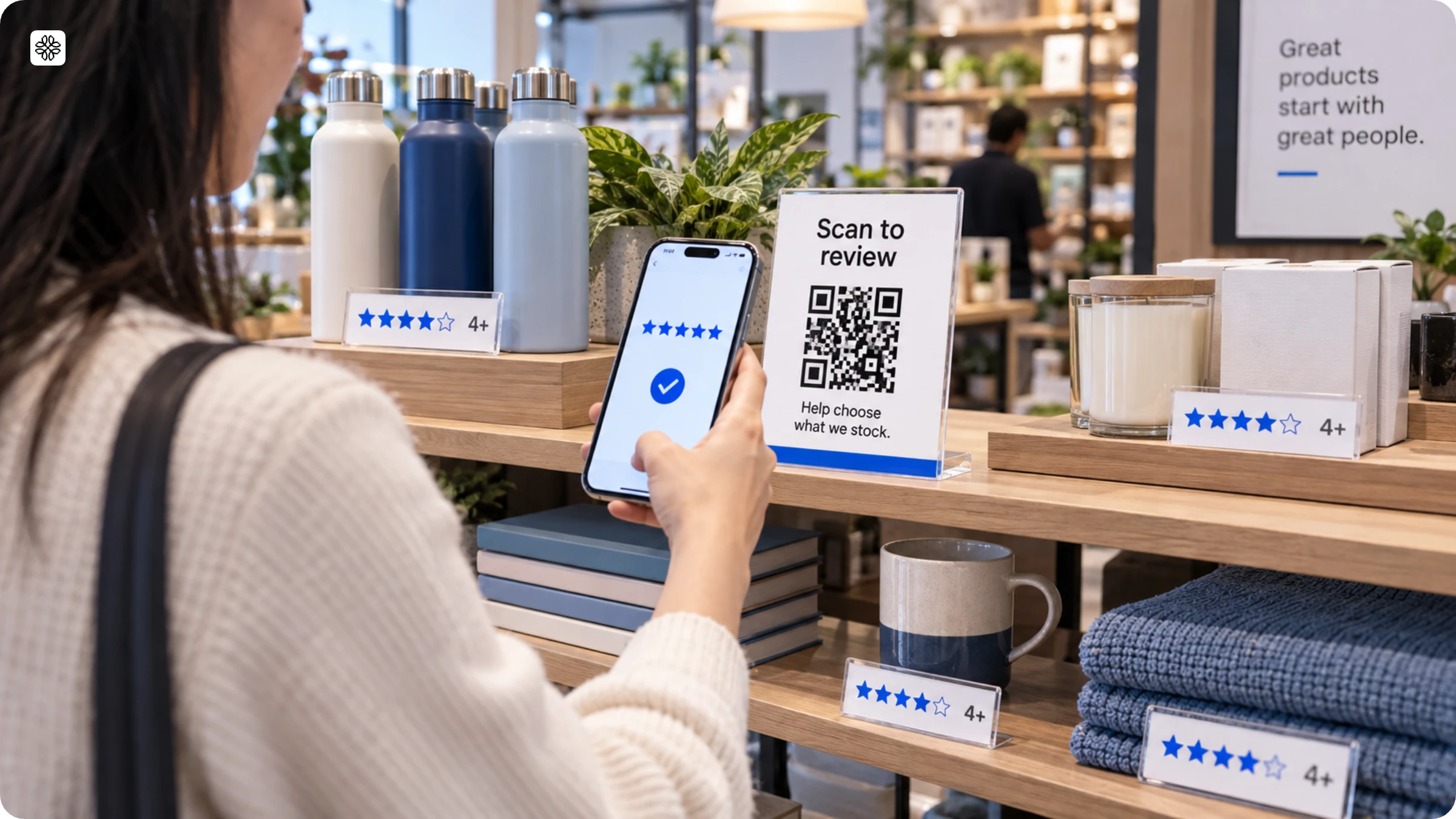 QR Code to capture customer feedback about inventory