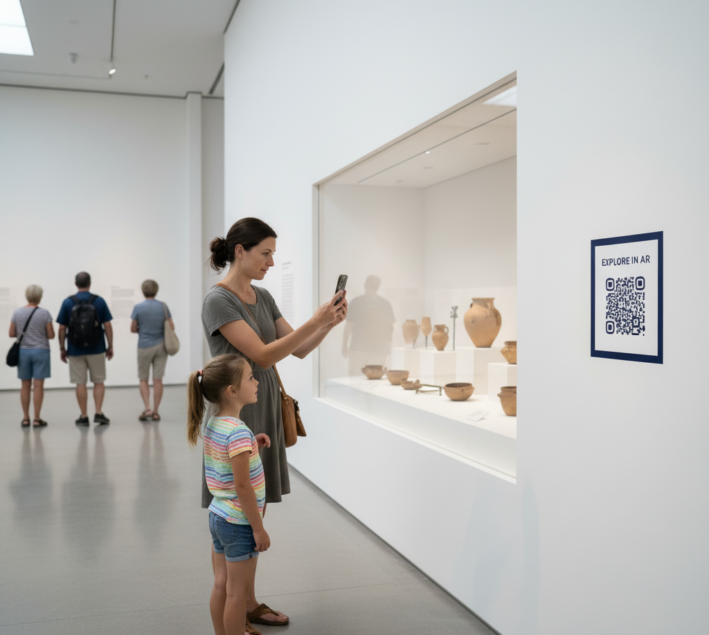 QR Code placement in entertainment and culture