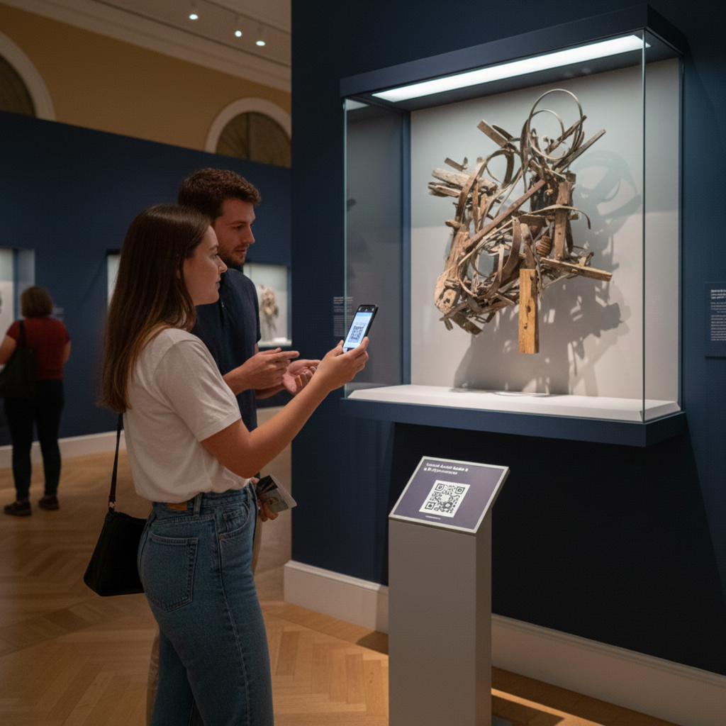 QR Code used when sightseeing and exploring