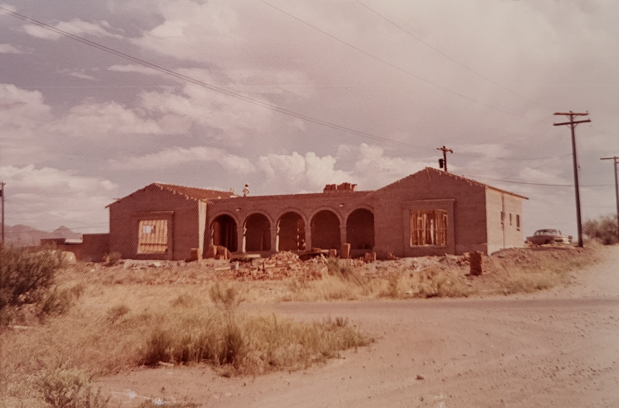 Tubac & the Santa Rita Mountains from the S.E. side”, Charles Schuchard, 1857. Photo from the Tubac Historical Society