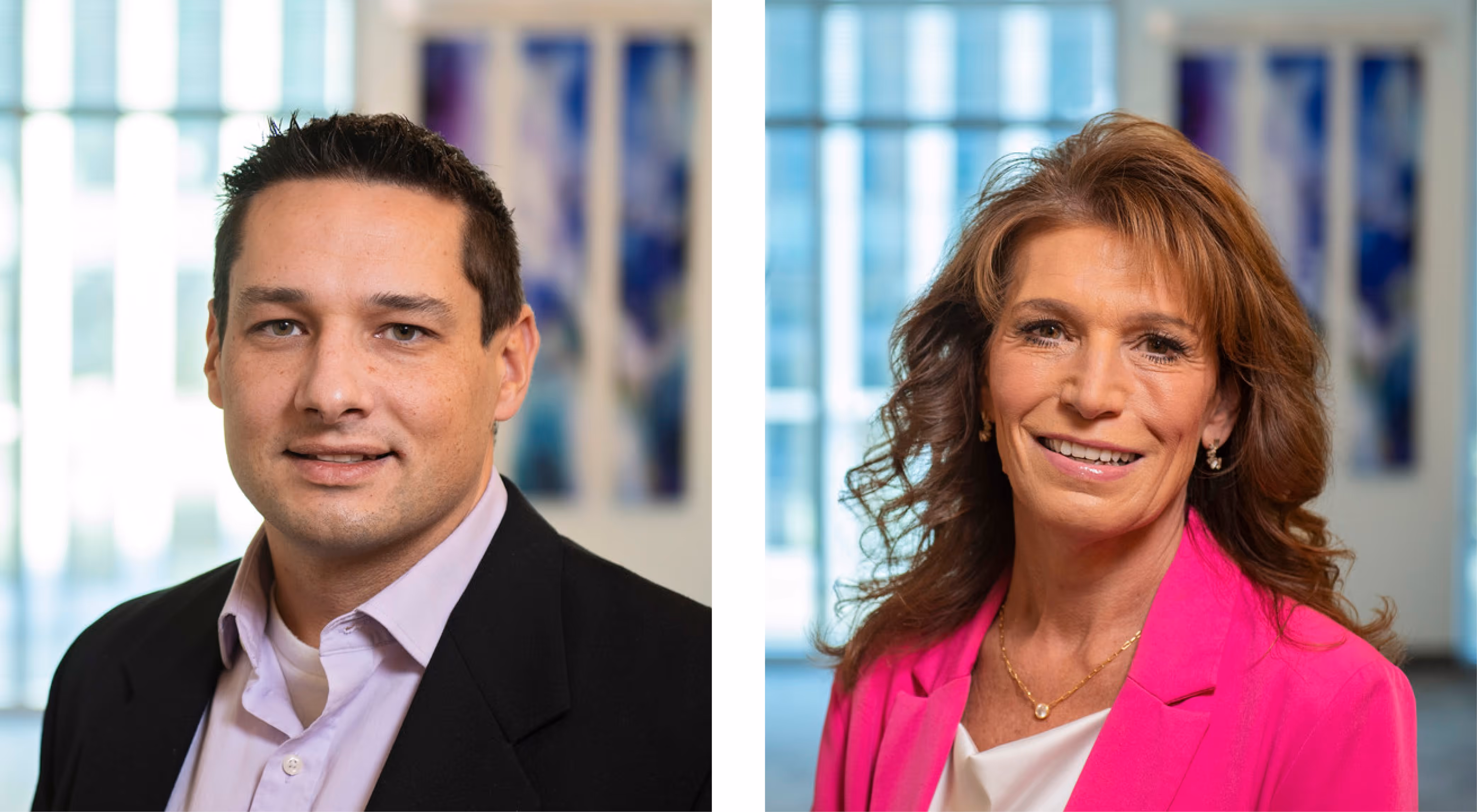 Olsson's Scott Koehler (left) and Michelle Boles both understand power supply challenges from a client’s point of view.