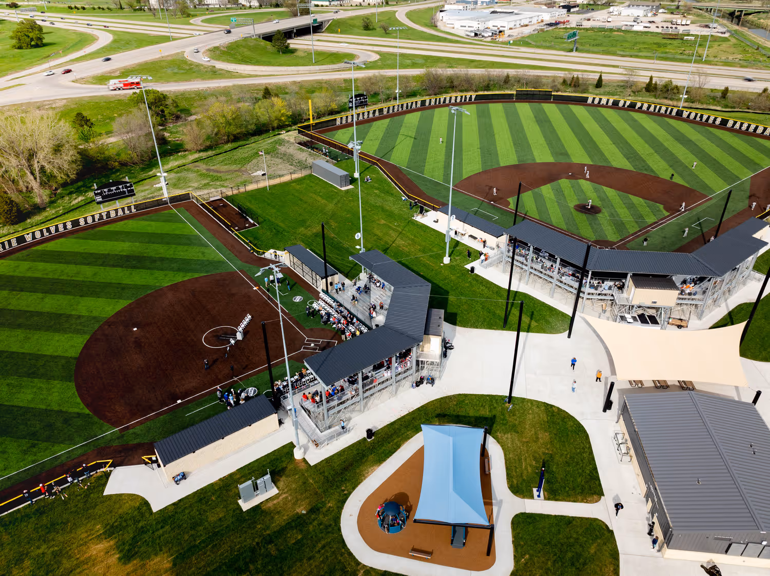 The Sandhills Global Youth Complex features home fields for Nebraska Wesleyan University softball and baseball.