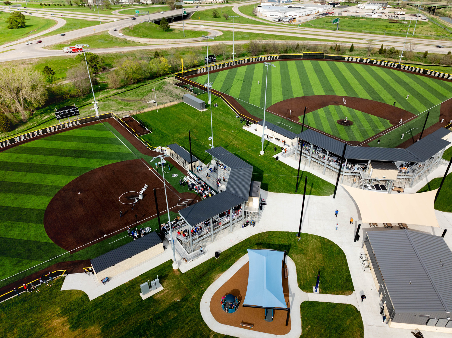The Sandhills Global Youth Complex features home fields for Nebraska Wesleyan University softball and baseball.