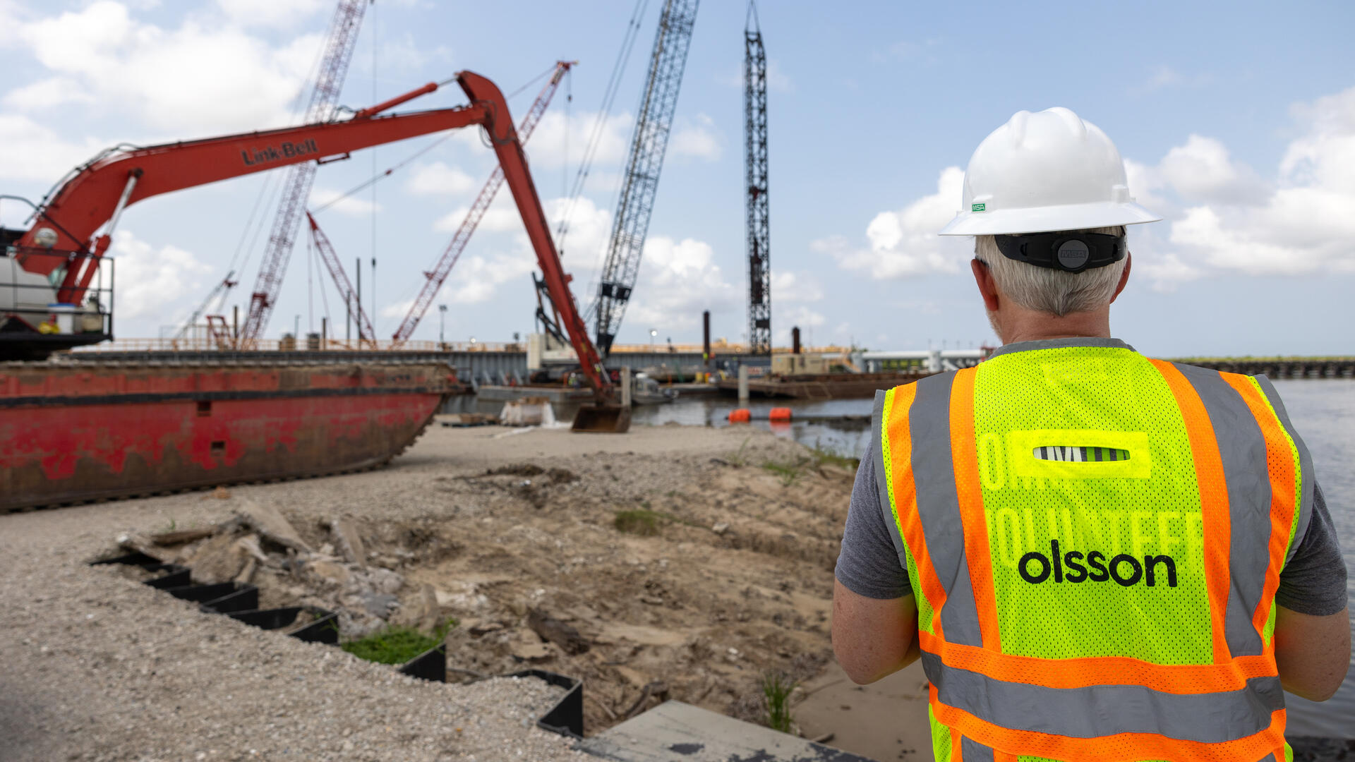 This project is designed to reduce flooding and storm surge caused by hurricanes and to provide another path for ships to safely navigate inland.