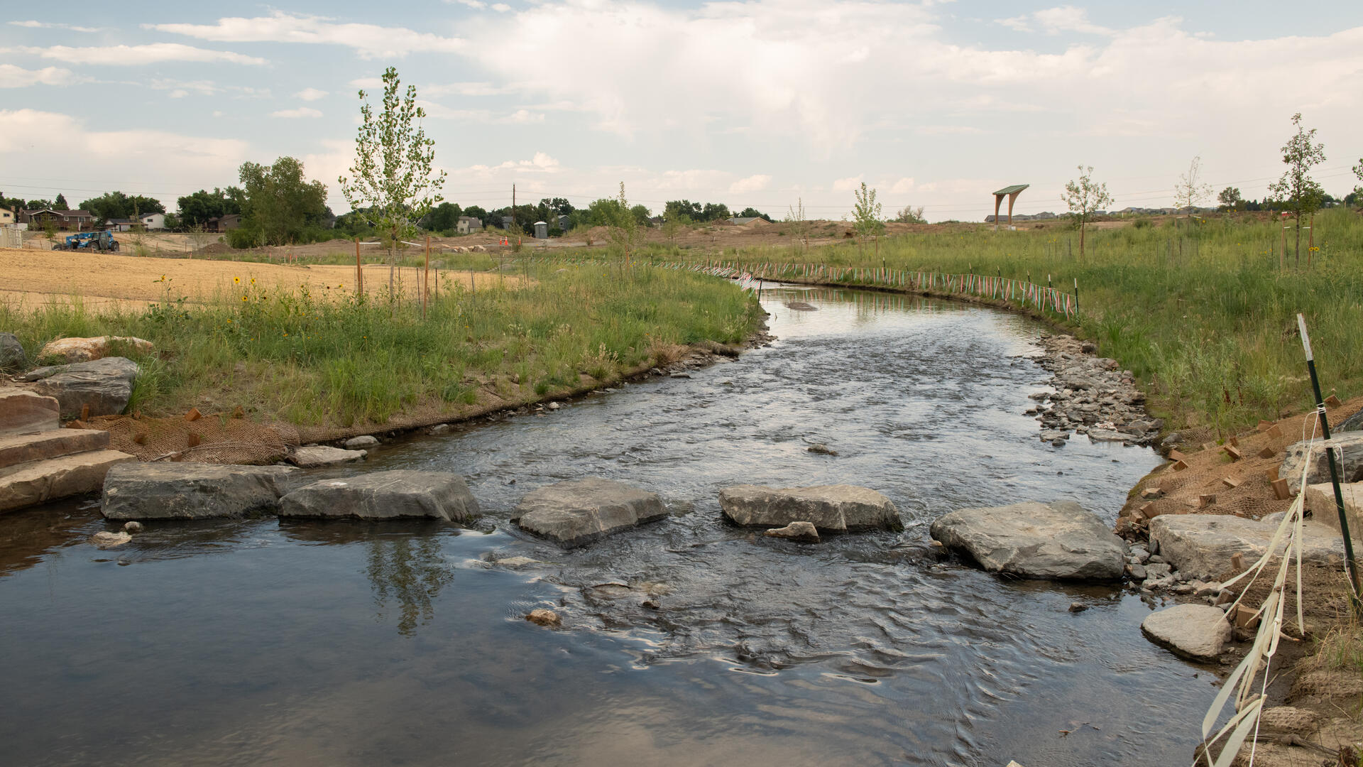 New trails and stream crossings provide diverse experiences for users while still maintaining safe egress during flood events. 