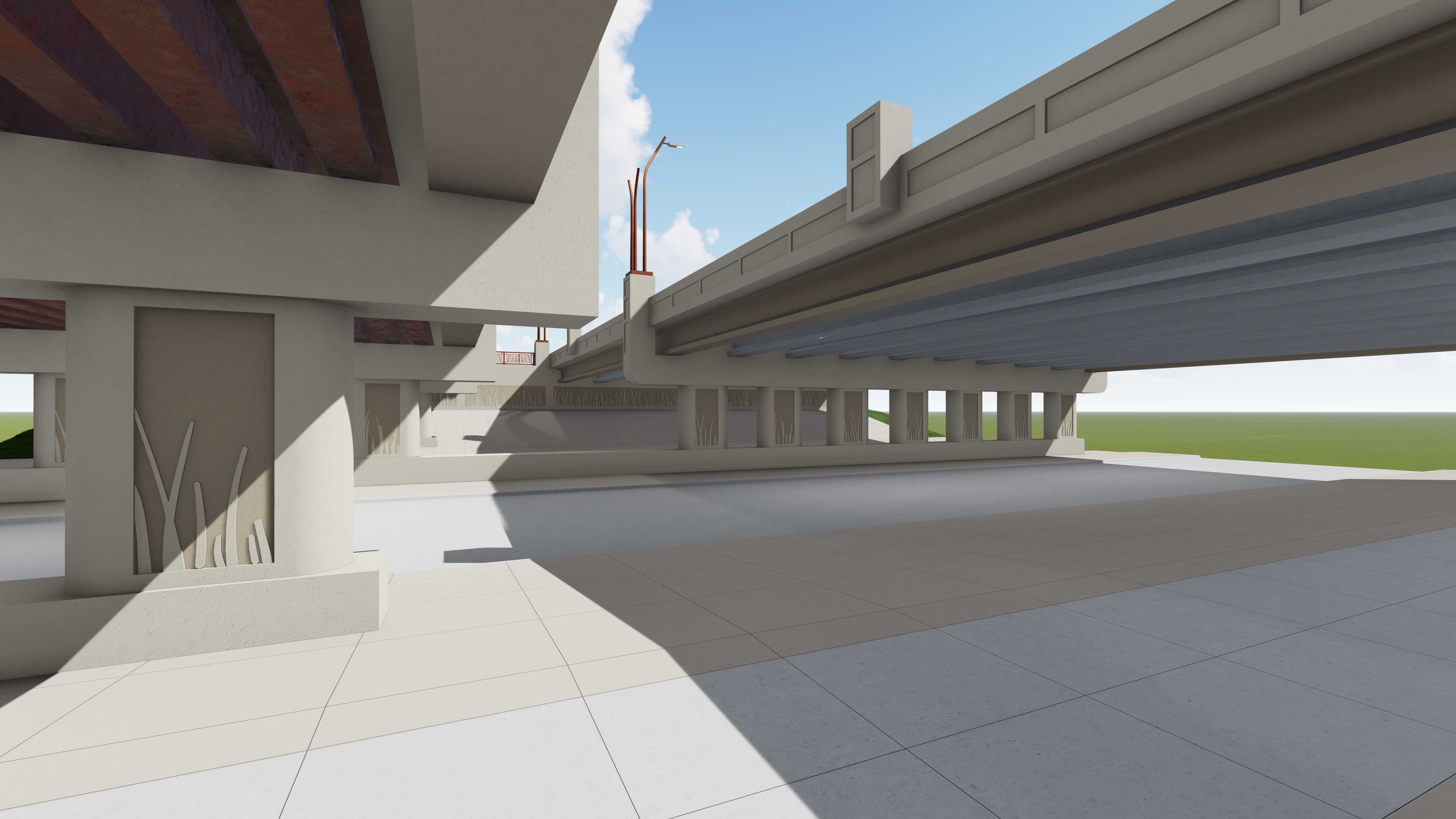 The project design will make the intersection safter for rail traffic, motorists, bicyclists, and pedestrians in high-use area of the city. (Rendering courtesy Bolton & Menk, Inc.)
