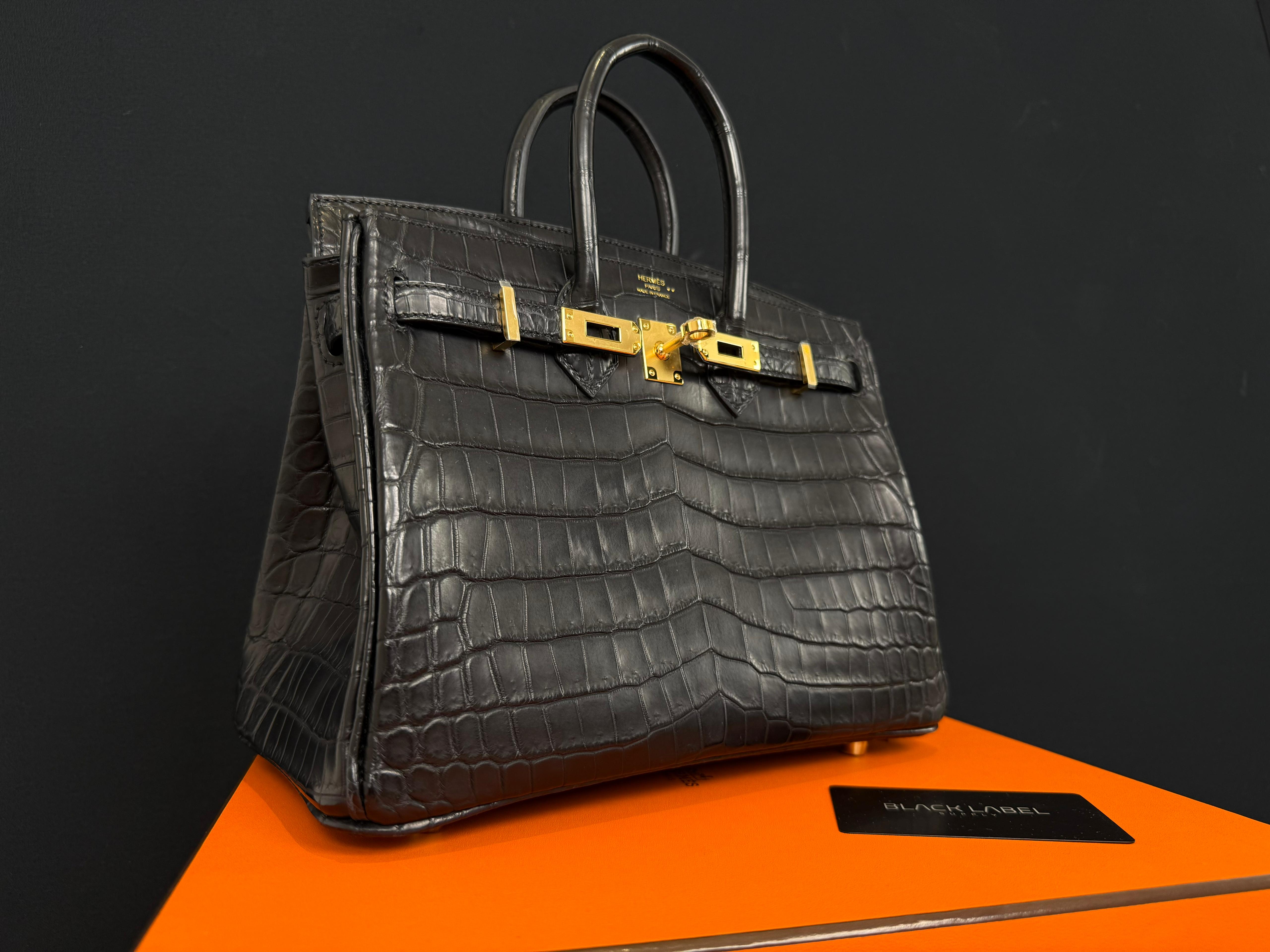 Hermès Birkin Crocodile with Gold Hardware