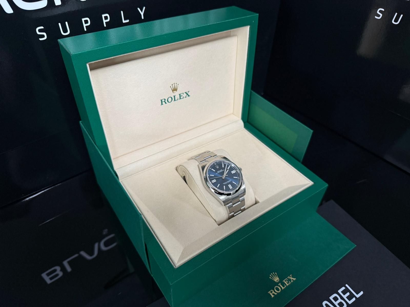 A Modern Icon: Rolex Oyster Perpetual 41mm Blue Dial