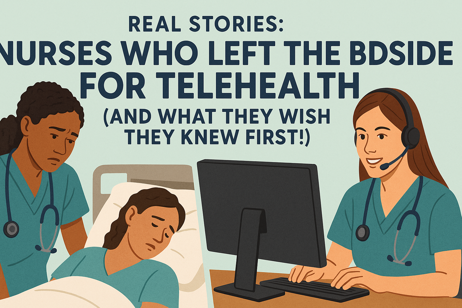 Real Stories: Nurses Who Left the Bedside for Telehealth (and What They Wish They Knew First!)