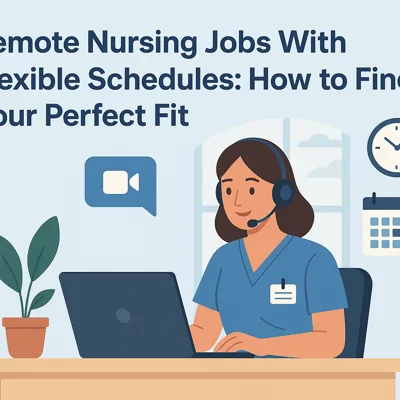 Remote Nursing Jobs With Flexible Schedules: How to Find Your Perfect Fit