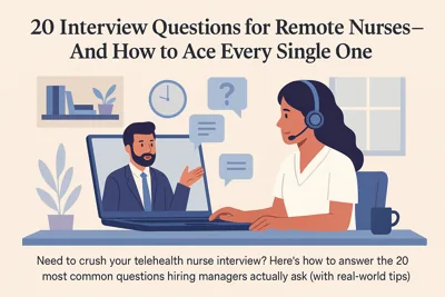 20 Interview Questions for Remote Nurses—And How to Ace Every Single One