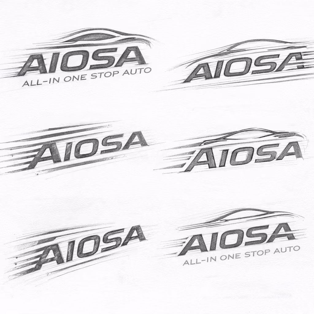 AIOSA Logo explorations