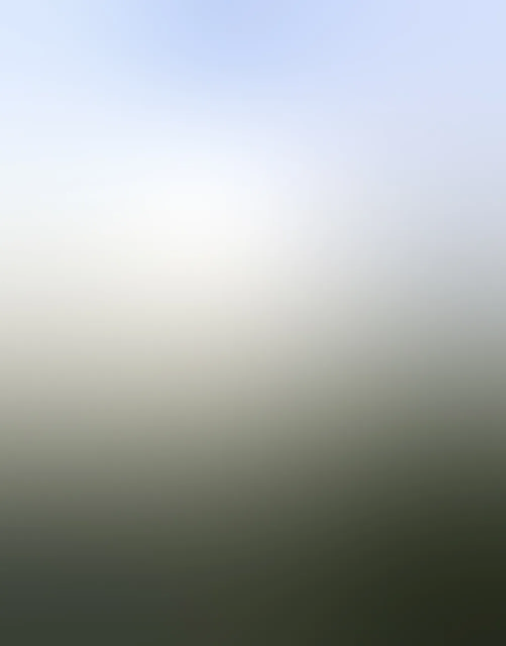 Smooth gradient transitioning from light blue at the top to dark green at the bottom.