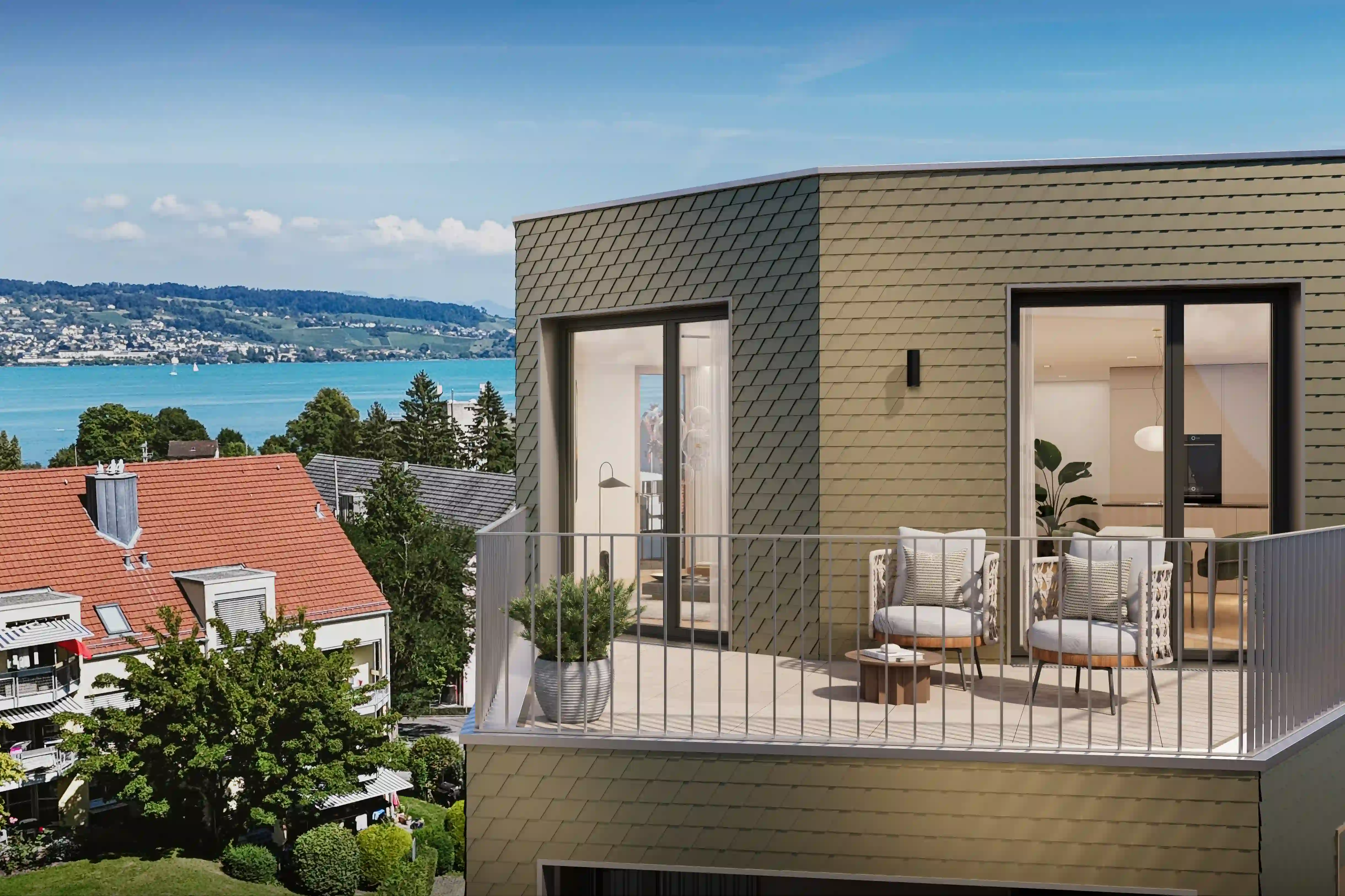 Wohnen in Au Aussicht Attika