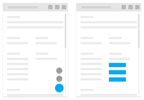 Material design FAB