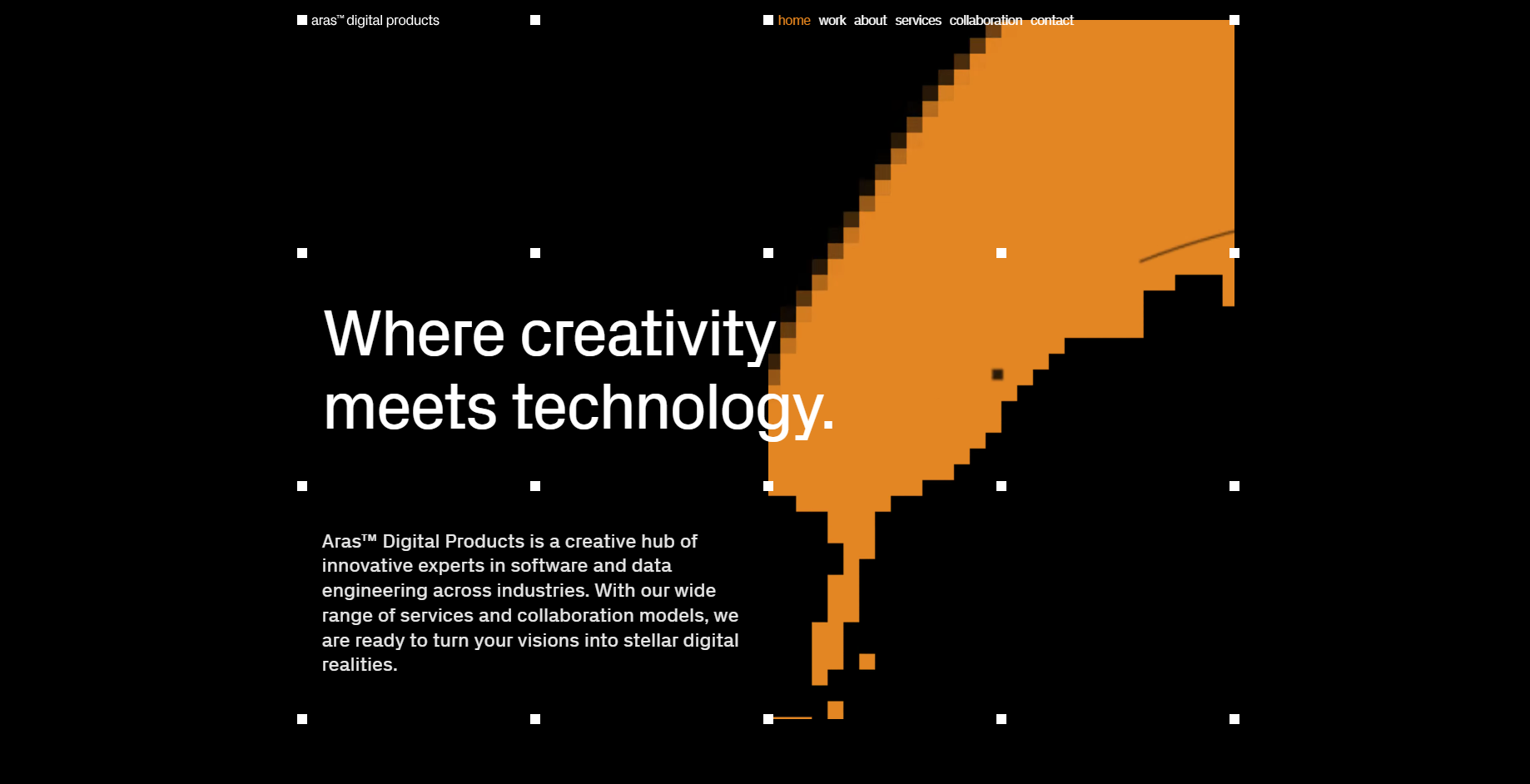 Aras's website says "where creativity meets technology"